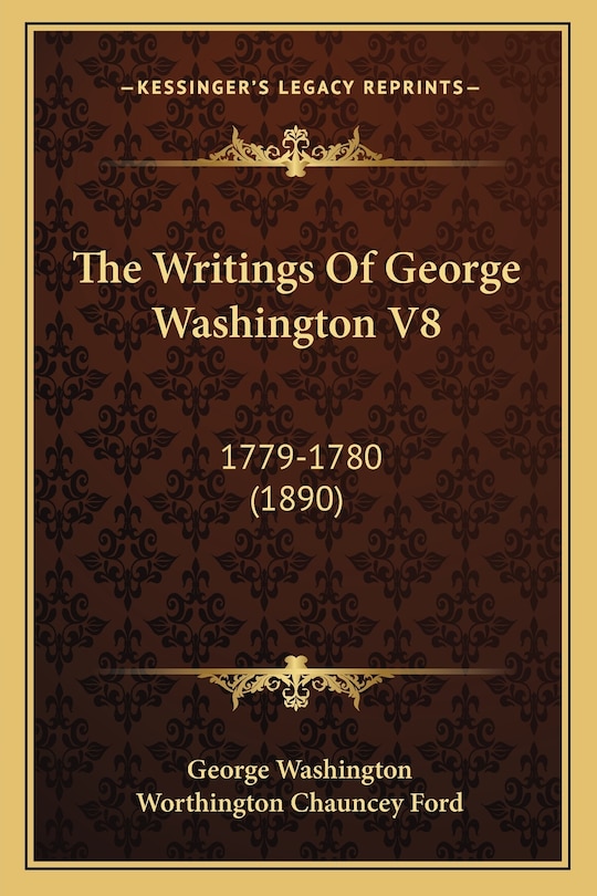 Front cover_The Writings Of George Washington V8