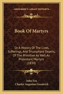Couverture_Book Of Martyrs