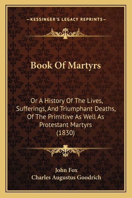 Couverture_Book Of Martyrs