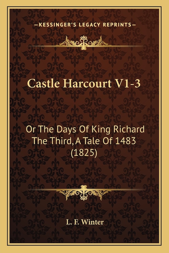 Front cover_Castle Harcourt V1-3