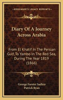 Couverture_Diary Of A Journey Across Arabia