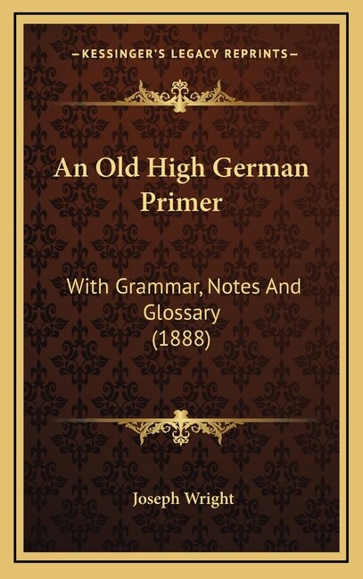 Couverture_An Old High German Primer