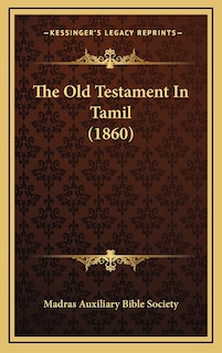 Front cover_The Old Testament In Tamil (1860)