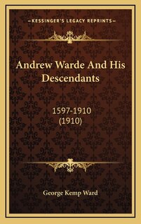 Front cover_Andrew Warde And His Descendants
