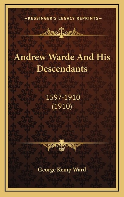 Front cover_Andrew Warde And His Descendants