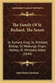 Front cover_The Family Of St. Richard, The Saxon