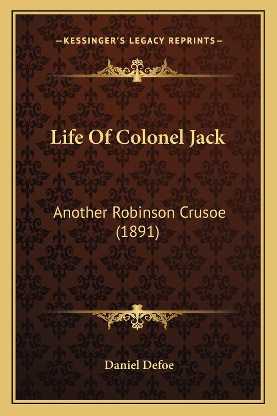 Front cover_Life Of Colonel Jack