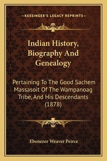 Front cover_Indian History, Biography And Genealogy