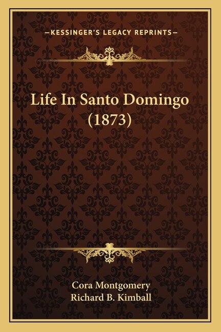 Couverture_Life In Santo Domingo (1873)