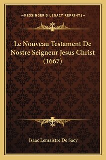 Couverture_Le Nouveau Testament De Nostre Seigneur Jesus Christ (1667)