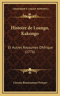 Front cover_Histoire de Loango, Kakongo