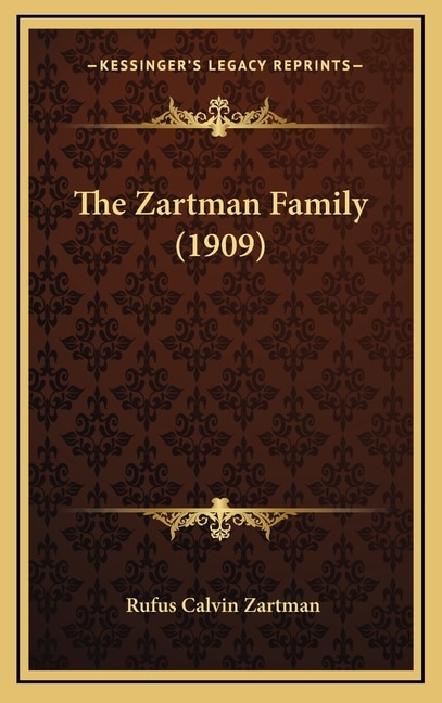 Front cover_The Zartman Family (1909)