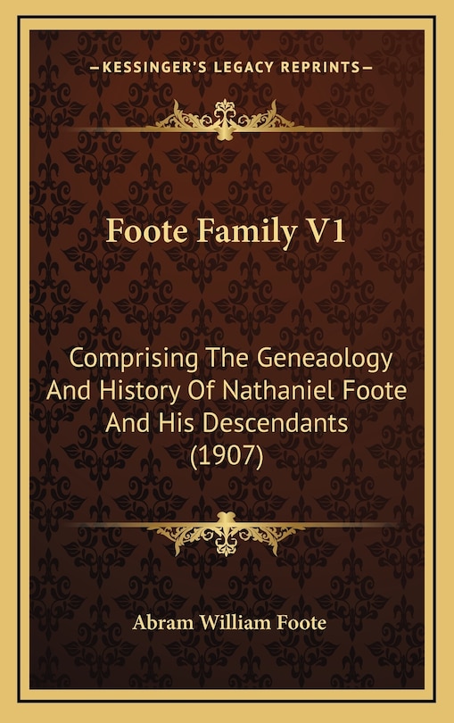 Couverture_Foote Family V1
