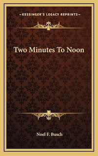 Front cover_Two Minutes To Noon