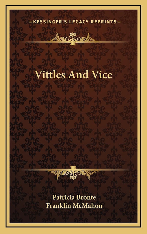 Front cover_Vittles And Vice