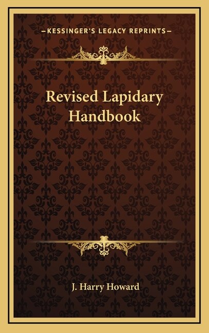Front cover_Revised Lapidary Handbook