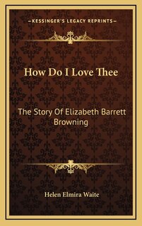 Front cover_How Do I Love Thee