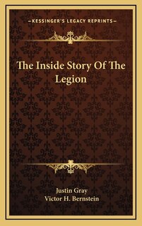 Front cover_The Inside Story Of The Legion