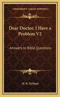 Front cover_Dear Doctor, I Have a Problem V2