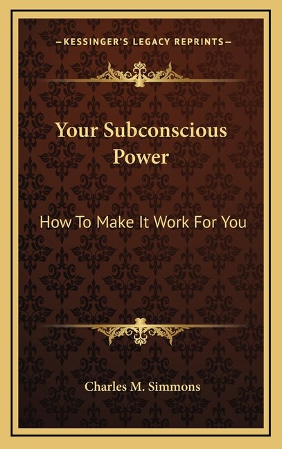 Couverture_Your Subconscious Power