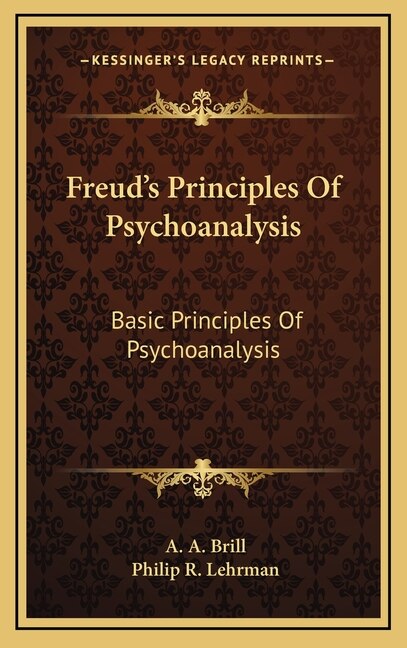 Couverture_Freud's Principles Of Psychoanalysis