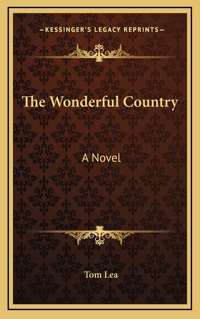 Front cover_The Wonderful Country
