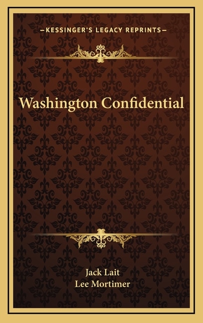 Front cover_Washington Confidential