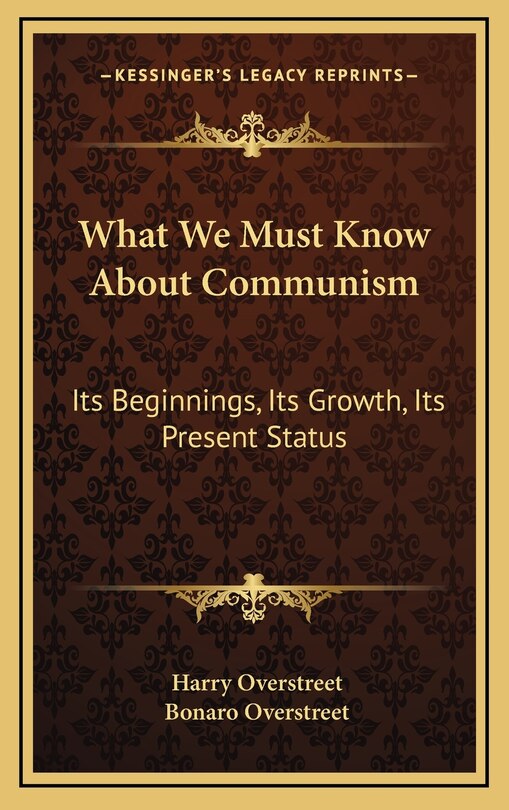 Front cover_What We Must Know About Communism