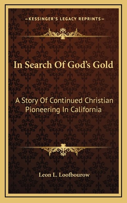 Front cover_In Search Of God's Gold