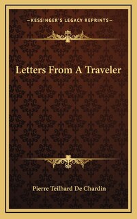 Front cover_Letters From A Traveler