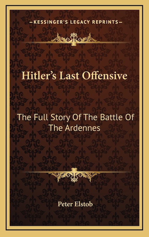 Front cover_Hitler's Last Offensive