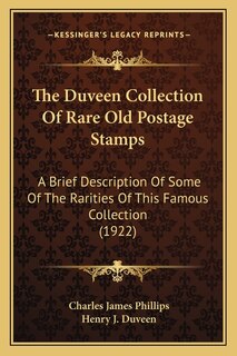 Couverture_The Duveen Collection Of Rare Old Postage Stamps