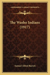 Front cover_The Washo Indians (1917)