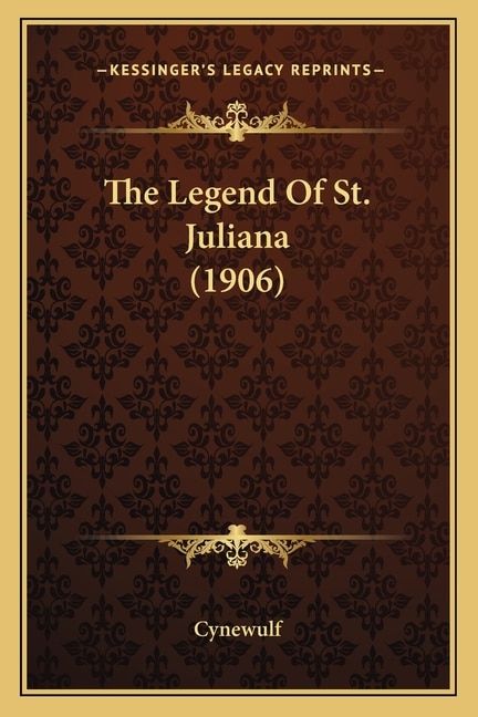 Couverture_The Legend Of St. Juliana (1906)