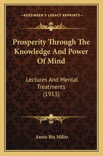 Front cover_Prosperity Through The Knowledge And Power Of Mind