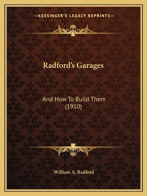 Front cover_Radford's Garages