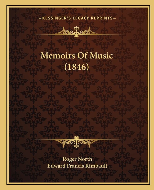 Front cover_Memoirs Of Music (1846)