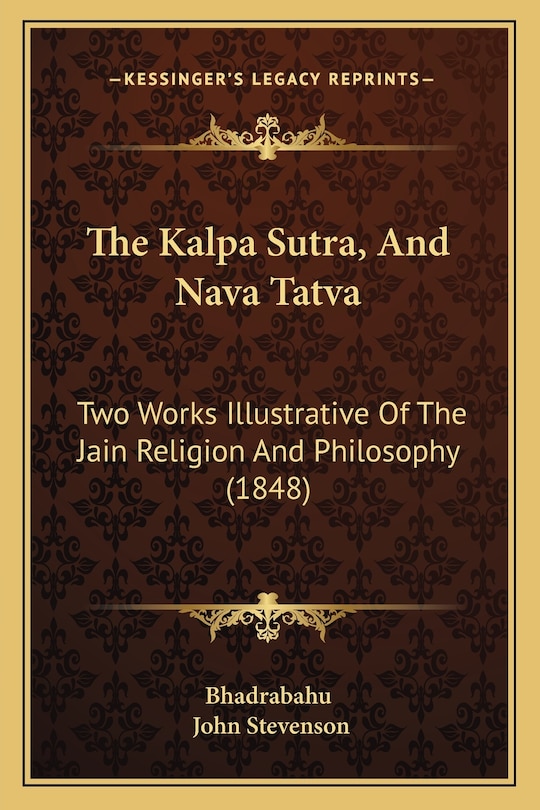 Front cover_The Kalpa Sutra, And Nava Tatva