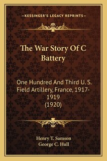 Front cover_The War Story Of C Battery