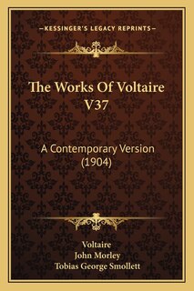 Front cover_The Works Of Voltaire V37