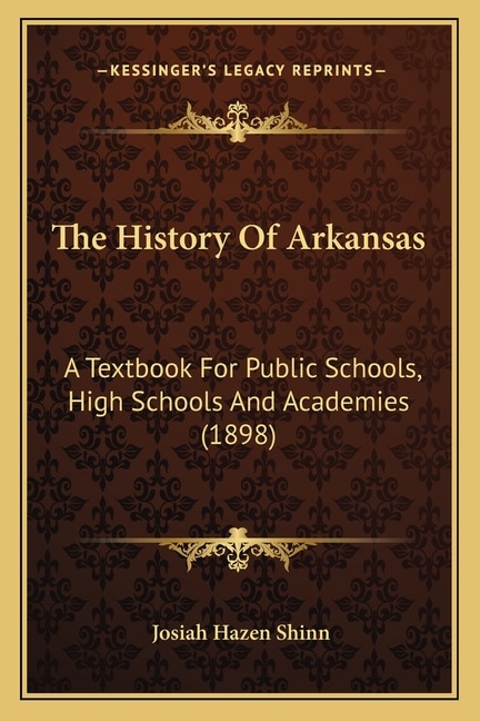 Couverture_The History Of Arkansas