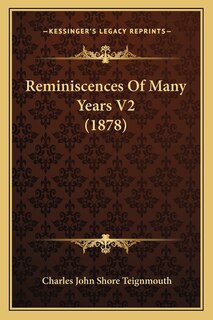 Front cover_Reminiscences Of Many Years V2 (1878)