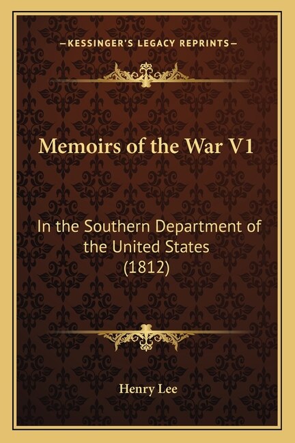 Front cover_Memoirs of the War V1