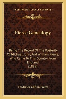 Couverture_Pierce Genealogy