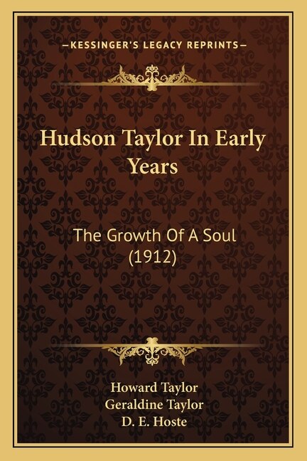 Front cover_Hudson Taylor In Early Years