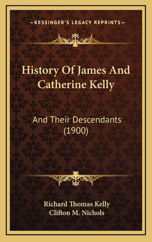 Couverture_History Of James And Catherine Kelly