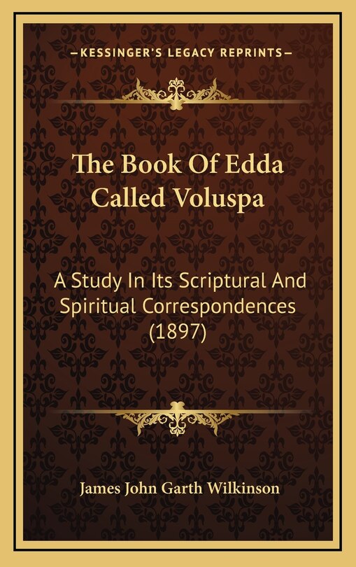 Front cover_The Book Of Edda Called Voluspa