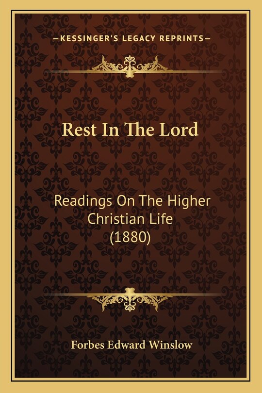 Couverture_Rest In The Lord