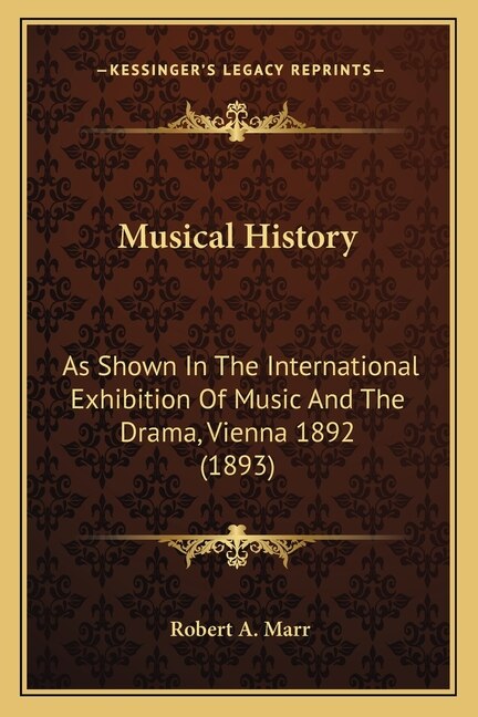Front cover_Musical History