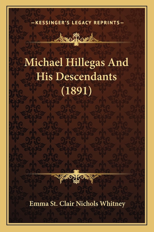 Couverture_Michael Hillegas And His Descendants (1891)